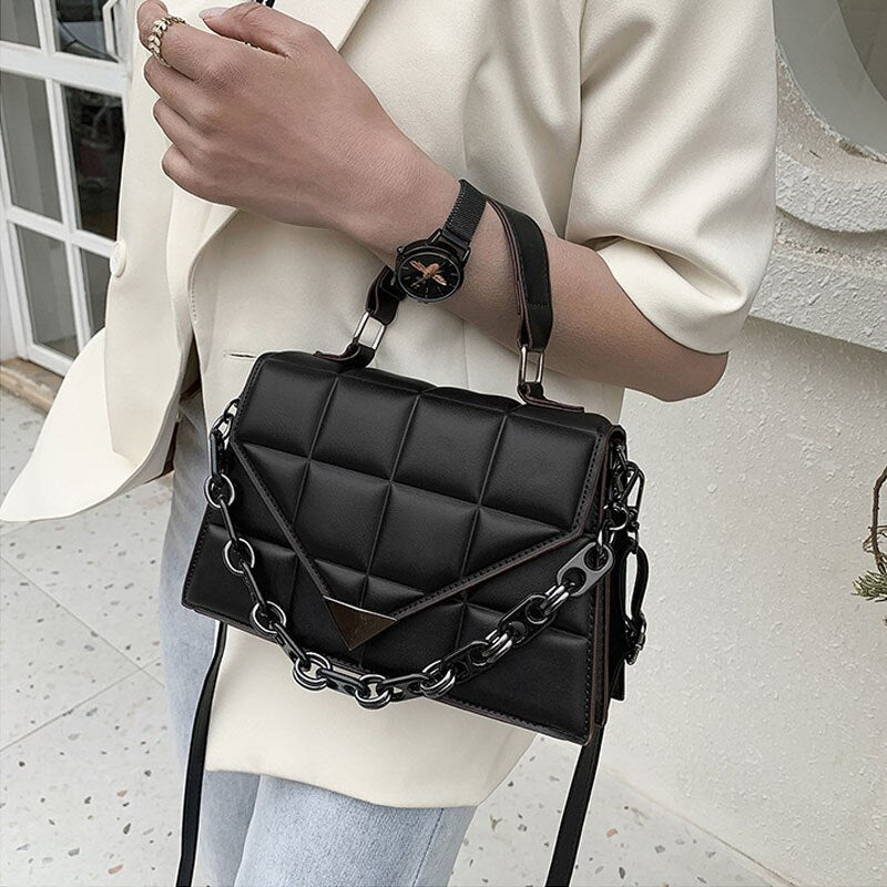 Luxury Designer Handbag Brand Women'S Bag 2022 Trend Messenger Shoulder Bags Pu Leather Female Purses and Handbags for Women