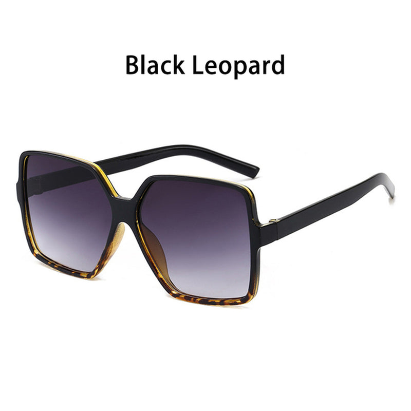 1 PC Car Motor Oversized Square Sunglasses for Women and Men UV Protection Eyeglasses Retro Big Frame Sun Glasses Fashion Shades